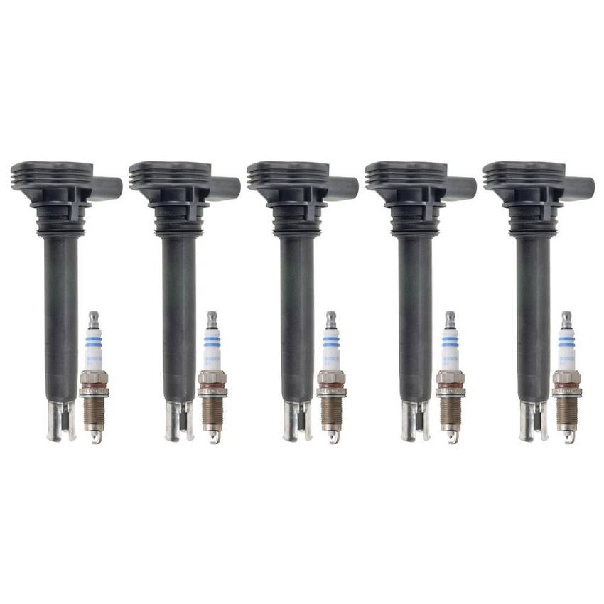 VW Ignition Coil Kit (Platinum) 07K905715G Bosch Bosch 4189208KIT